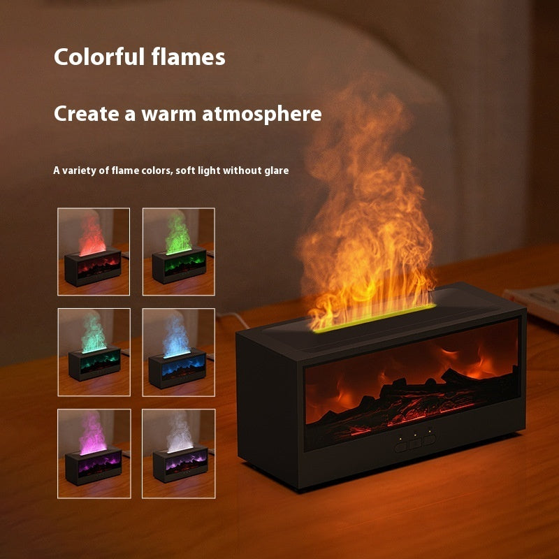 FlameMist – Difusor de Aroma LED con Efecto Llama