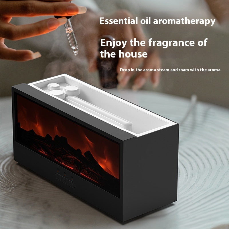 FlameMist – Difusor de Aroma LED con Efecto Llama
