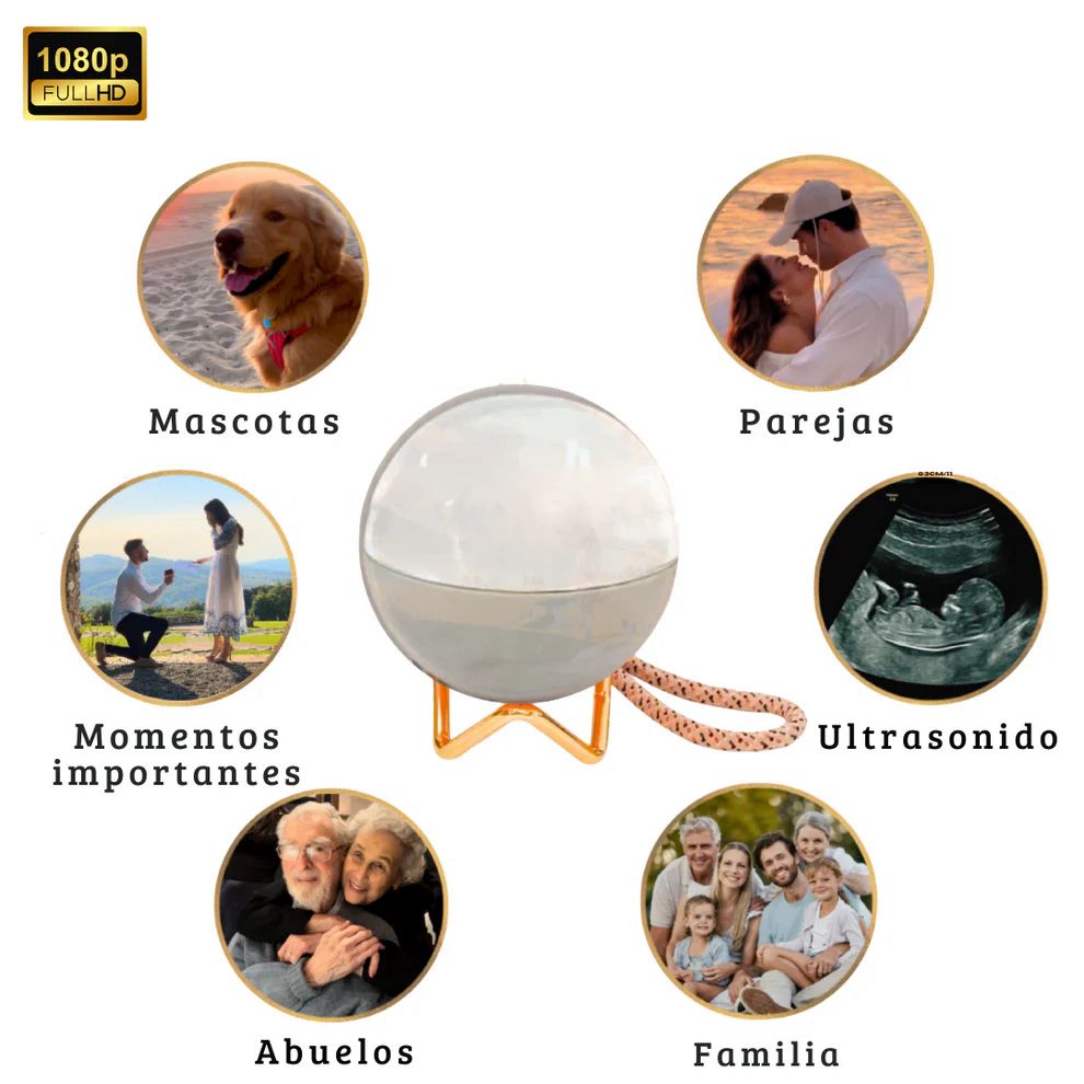 Esfera de video personalizable