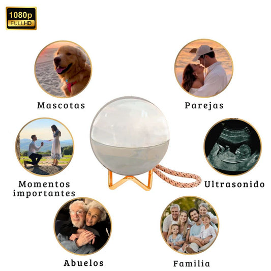 Esfera de video personalizable